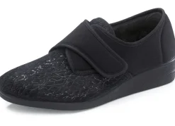 Damen LAURINA , klassische Damen-Klettschuhe, mit elastischem Samt