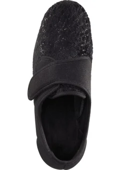 Damen LAURINA , klassische Damen-Klettschuhe, mit elastischem Samt