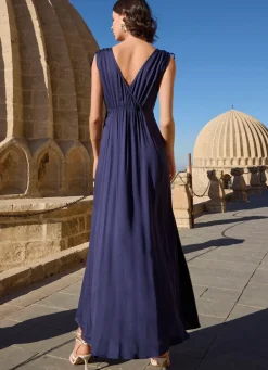 Damen LAURINA Kleid mit raffbaren Trägern