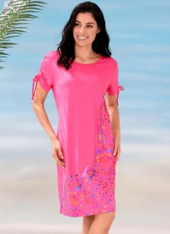 Damen LAURINA Kleid mit schimmerndem Druck