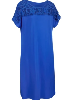 Damen LAURINA Kleid mit Stickereispitze