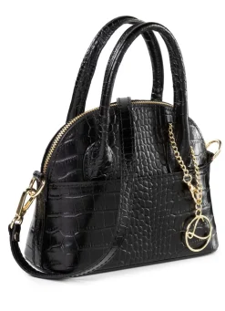 Damen LAURINA Mini-Tasche mit Reptilprägung