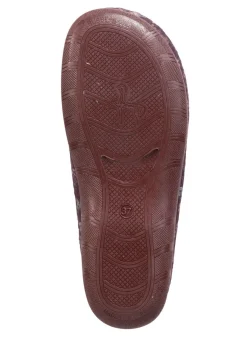 Damen LAURINA Pantoffel aus floral bedrucktem Filzmaterial