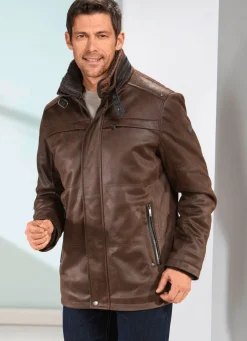 Herren BADER Lederimitatjacke