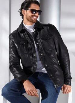 Herren CABRINI Lederkurzjacke von „“
