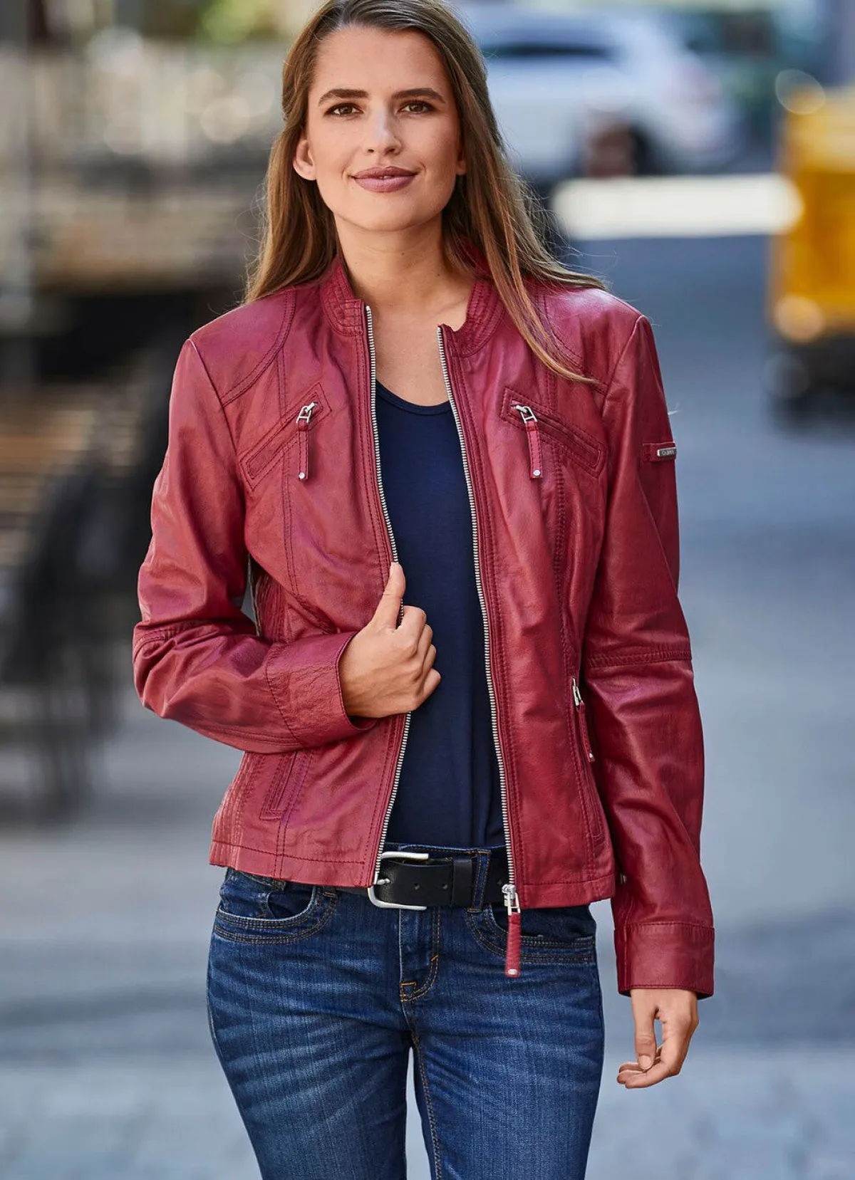 Damen CABRINI Lederkurzjacke von „“