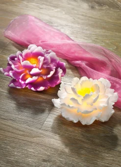 BADER LED-Kerze Chrysantheme