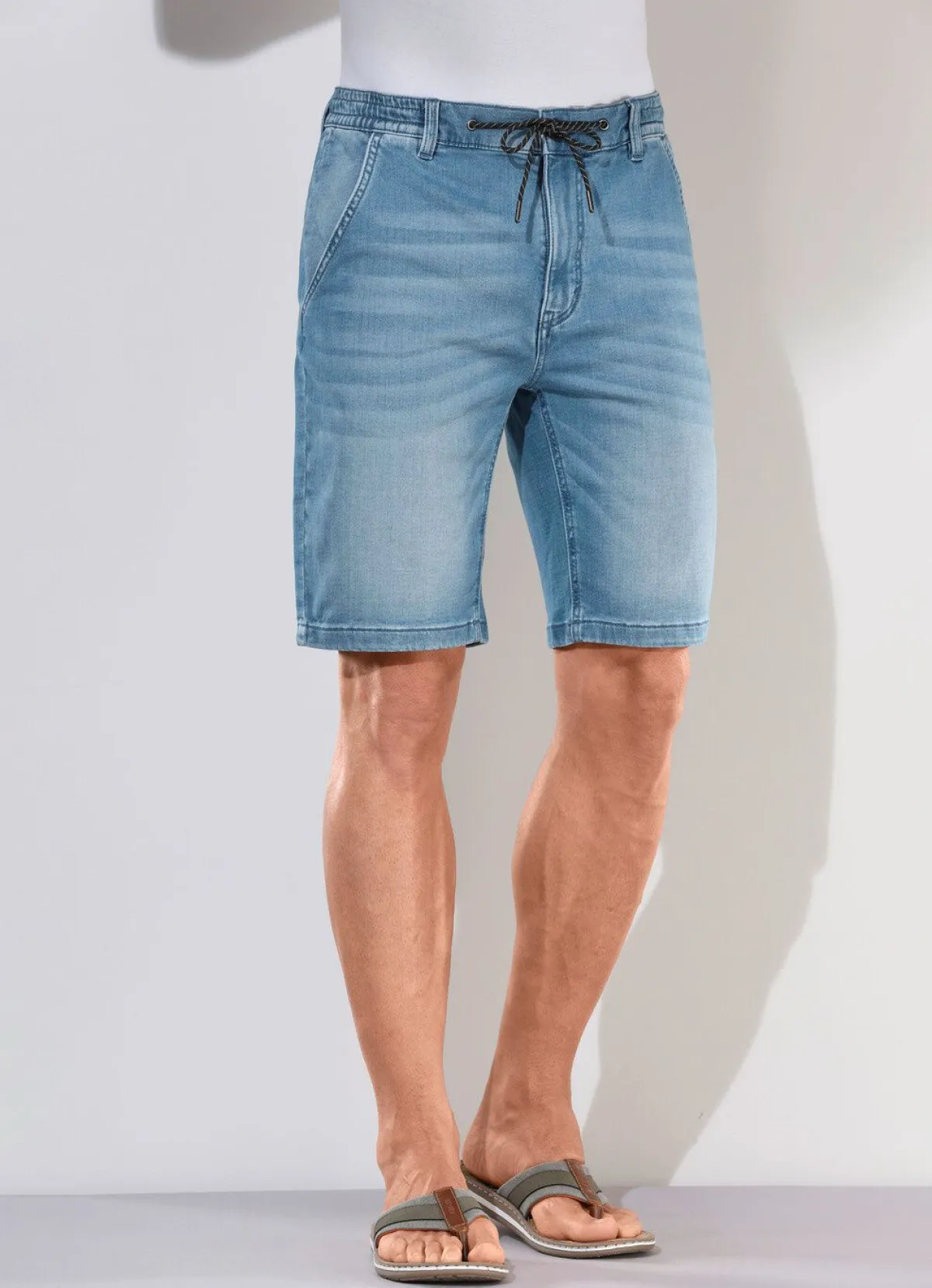 Herren BADER Legere Jeans-Shorts in 3 Farben