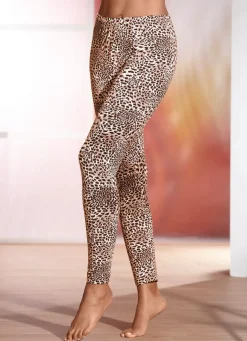 Damen PLANTIER Leggings mit Animal-Print