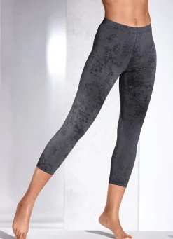 Damen PLANTIER Leggings mit toller Batik-Optik