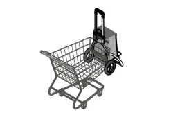ANDERSEN Leichter und leiser Einkaufsroller Royal Shopper