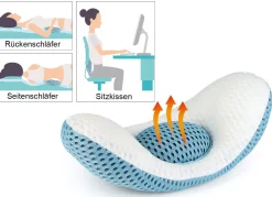 BADER Lendenkissen 5-in-1 mit Wärme- und Massagefunktion