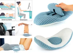 BADER Lendenkissen 5-in-1 mit Wärme- und Massagefunktion