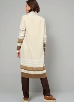 Damen BADER Long-Strickjacke mit Kaschmir