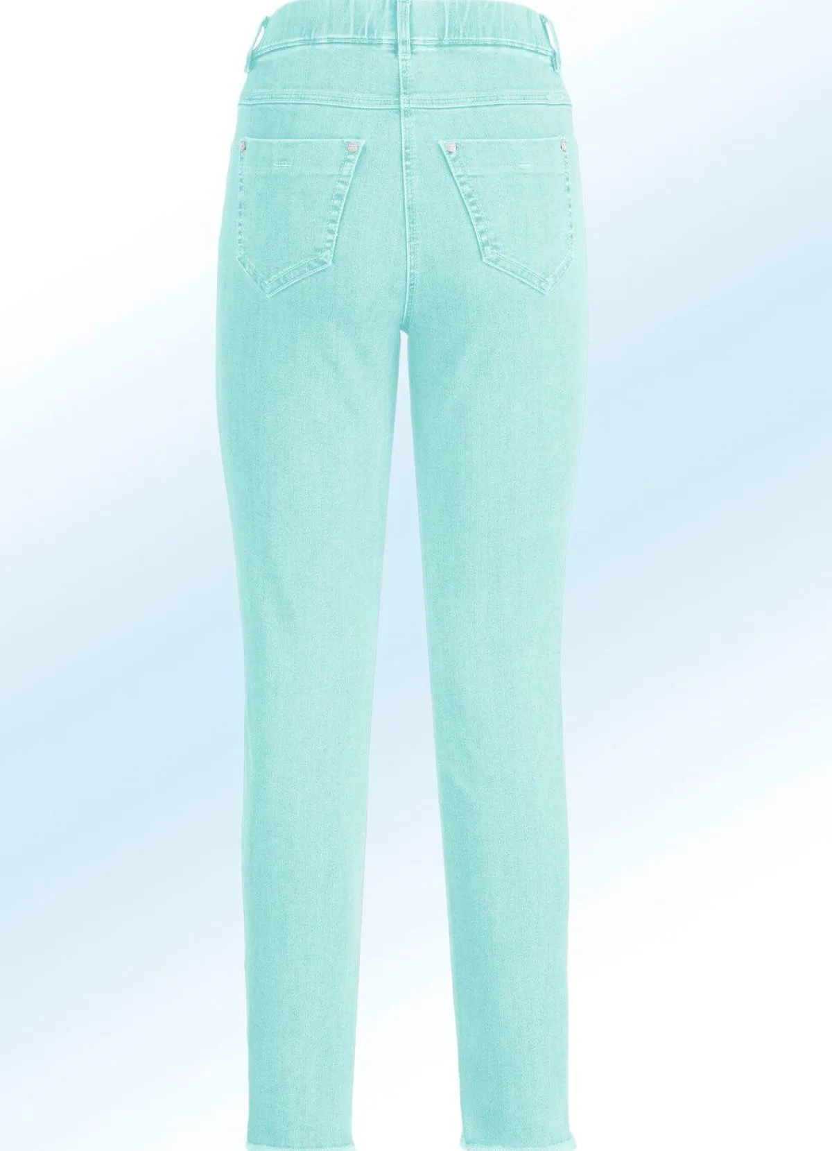 Damen ASCARI Magic-Jeans mit angesagtem Fransensaum