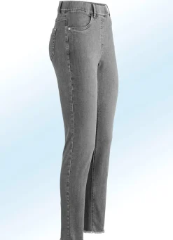 Damen ASCARI Magic-Jeans mit angesagtem Fransensaum