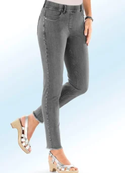 Damen ASCARI Magic-Jeans mit angesagtem Fransensaum