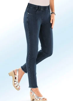 Damen ASCARI Magic-Jeans mit angesagtem Fransensaum