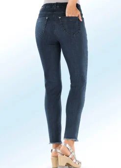 Damen ASCARI Magic-Jeans mit angesagtem Fransensaum