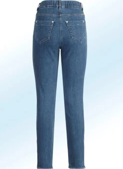 Damen ASCARI Magic-Jeans mit angesagtem Fransensaum