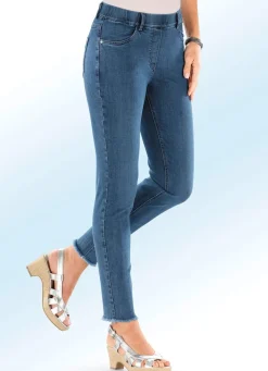 Damen ASCARI Magic-Jeans mit angesagtem Fransensaum