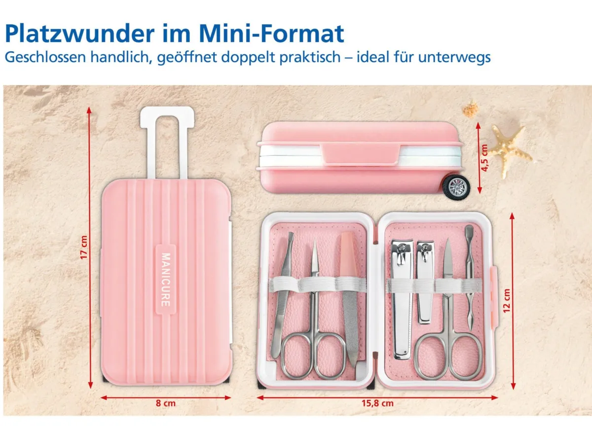 KILLTEC Mani- und Pediküre-Set, 7-teilig