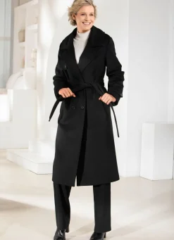 Damen BADER Mantel mit Gürtel in Trench-Optik