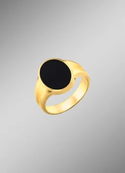 Herren BADER Maskuliner Herrenring mit Onyx