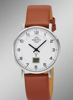 Damen MASTER TIME Damen-Lederarmbanduhr