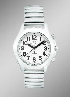 Damen MASTER TIME Funk-Damenuhr mit sprechender Zeitansage