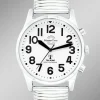 Herren MASTER TIME Funk-Herrenuhr mit sprechende Zeitansage
