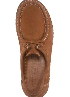 Damen Gemini Mokassin-Schnürschuh aus Rind-Nubukleder