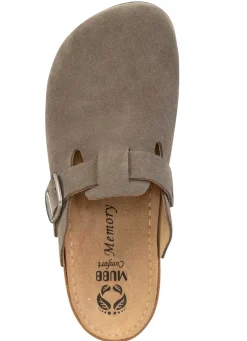 Herren MUBB Clog aus bestem Rind-Veloursleder