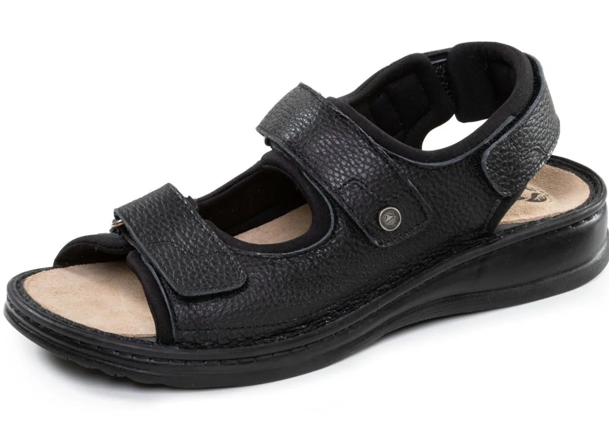 Herren MUBB , klassische Herren-Sandalen, Weite H, mit herausnehmbarem Fußbett
