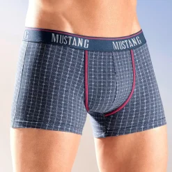 Herren BADER Mustang, Dreierpack Pants, kariert