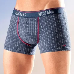 Herren BADER Mustang, Dreierpack Pants, kariert