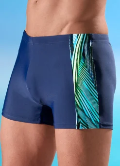 Herren NATURANA Badepants mit buntem Einsatz
