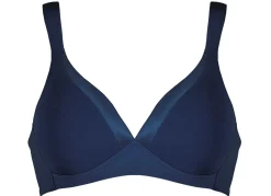Damen BADER Naturana BH mit Satinblende am Dekolleté