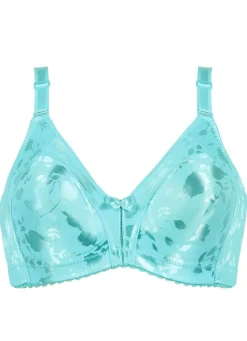 Damen BADER Naturana Minimizer-BH mit dezent glänzendem Floraldruck