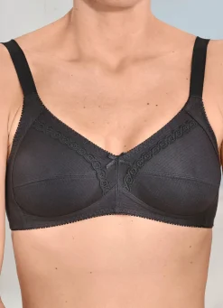 Damen NATURANA Zweierpack BH mit dekorativem Spitzenband in den Cups