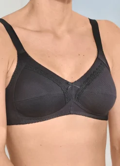 Damen NATURANA Zweierpack BH mit dekorativem Spitzenband in den Cups