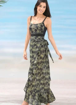 Damen OLYMPIA BEACHFASHION Olympia Rock in Wickelform, reine Baumwolle