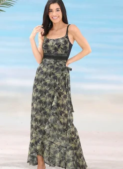 Damen OLYMPIA BEACHFASHION Olympia Rock in Wickelform, reine Baumwolle