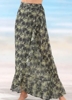Damen OLYMPIA BEACHFASHION Olympia Rock in Wickelform, reine Baumwolle