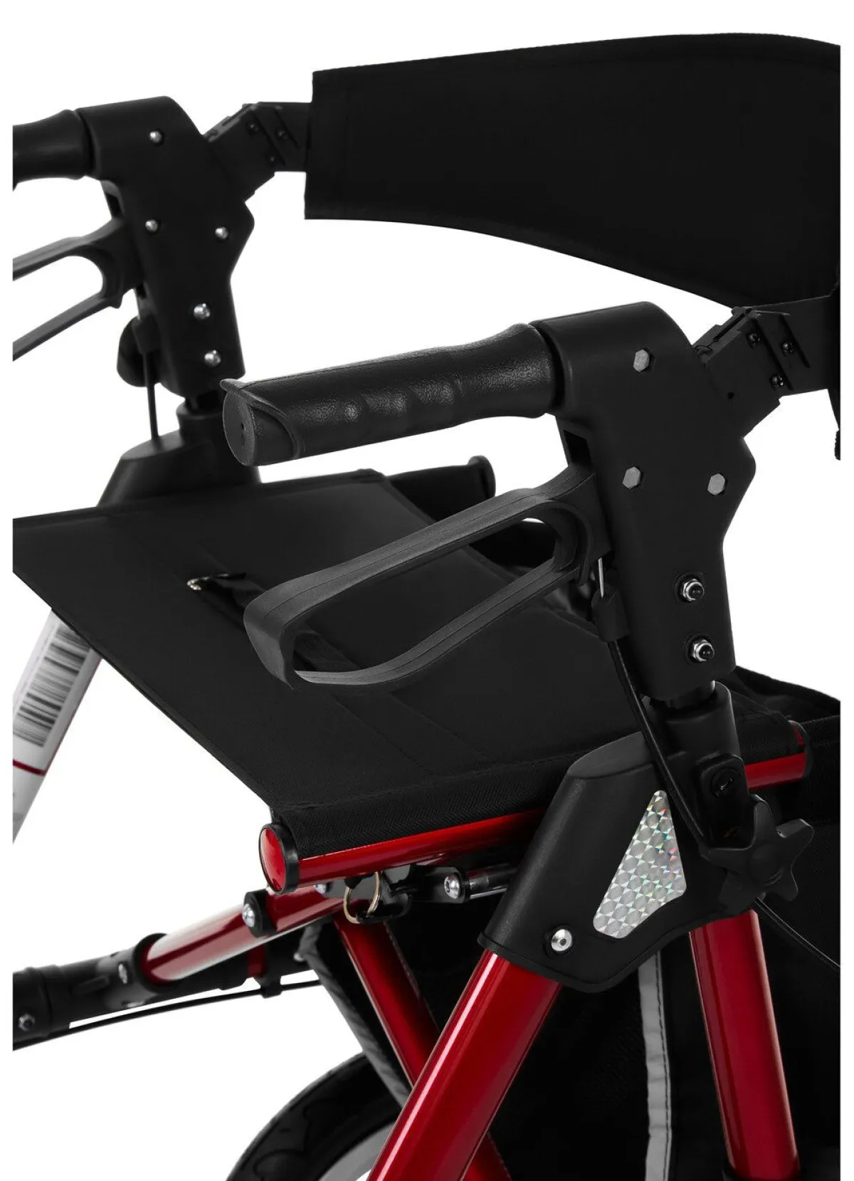 BADER Outdoor Rollator Inklusive Tasche und Gehstockhalter
