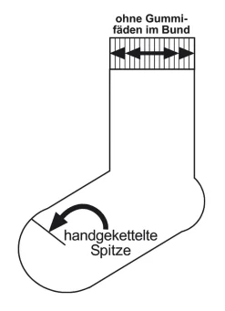 Damen BADER 6 Paar Wohlfühl-Socken