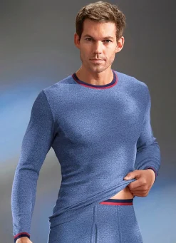 Herren PERMATHERM Zweierpack Schlupfjacken, langarm, Winterwäsche