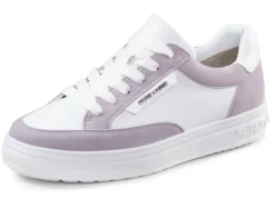 Damen PETER KAISER Schnür-Sneaker aus Nappa- und Veloursleder