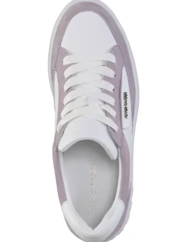 Damen PETER KAISER Schnür-Sneaker aus Nappa- und Veloursleder