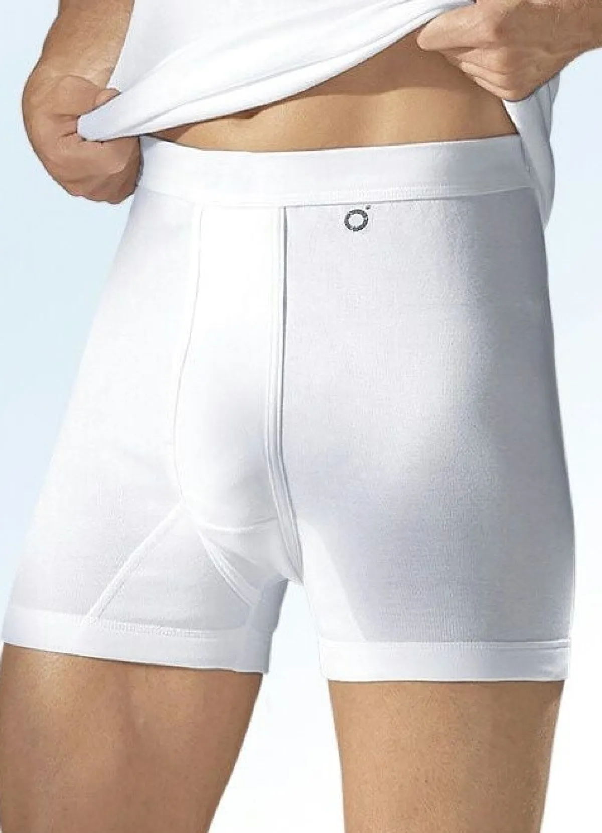 Herren BIO BY PFEILRING Pfeilring Dreierpack Unterhosen aus Feinripp, weiß